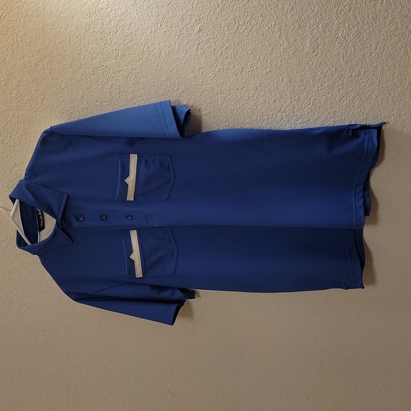 Travis Mathew Golf Polo - Royal Blue - Small - Picture 3 of 14